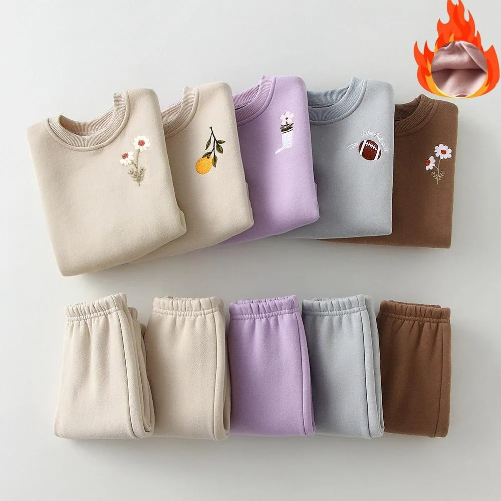 2Pcs Warm clothing set for Baby Girl/Boy