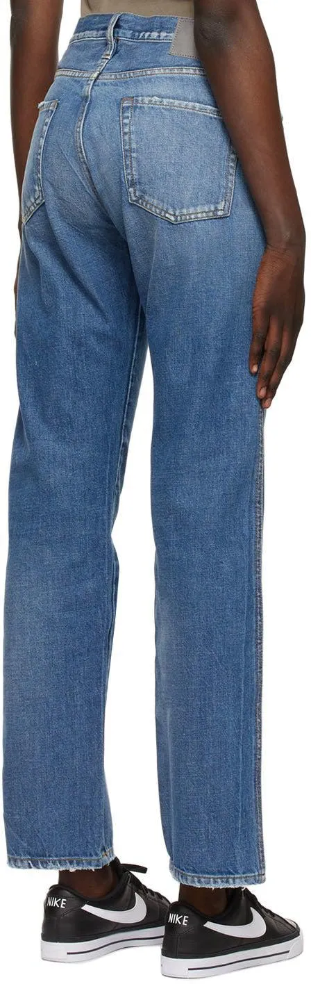 6397 Blue Straight Jeans