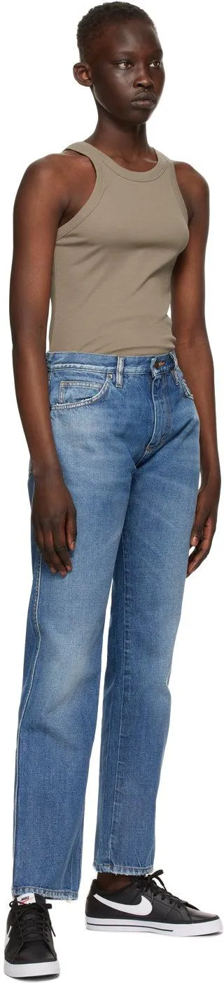 6397 Blue Straight Jeans
