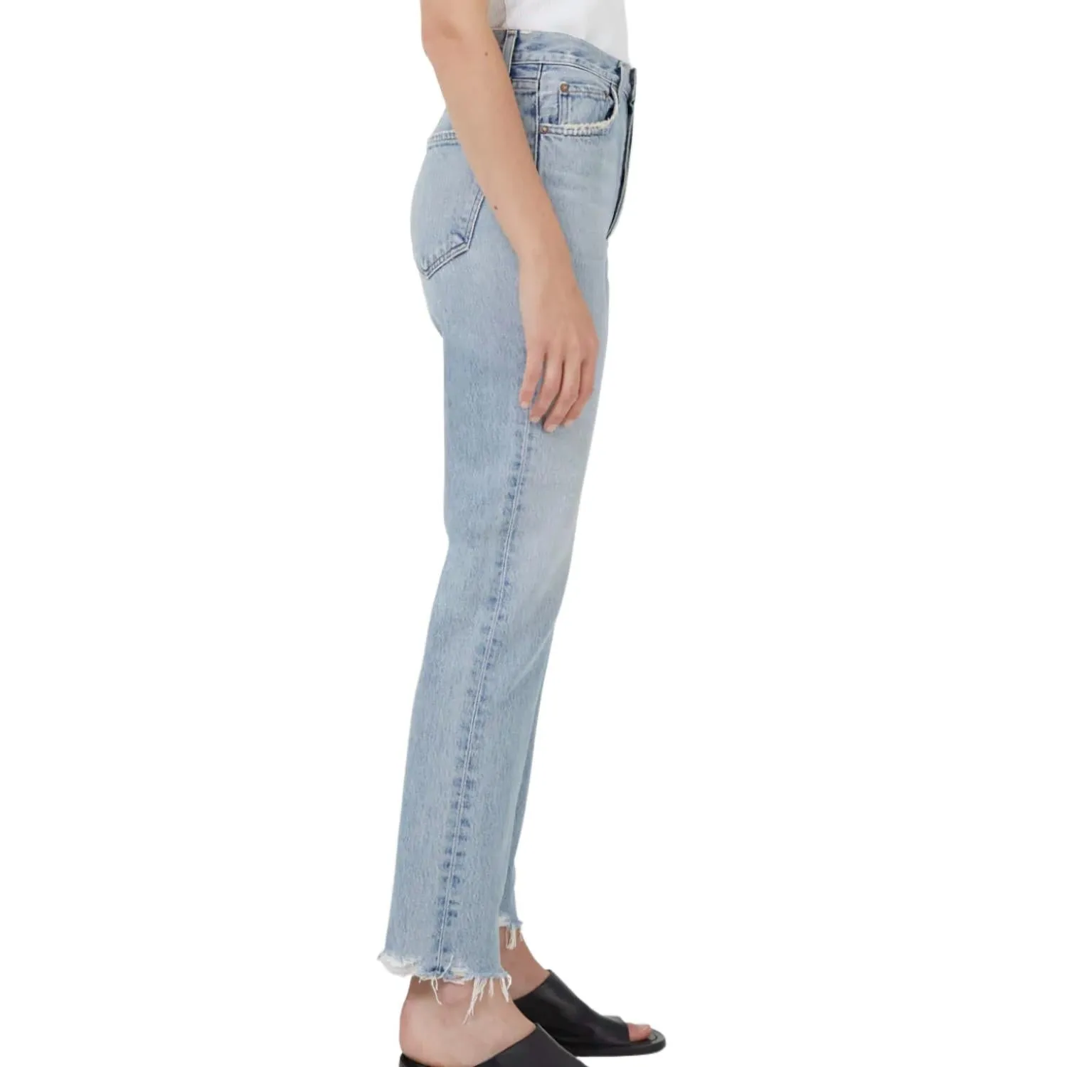 Ag Jeans - Lana Mid Rise Straight Leg Jeans