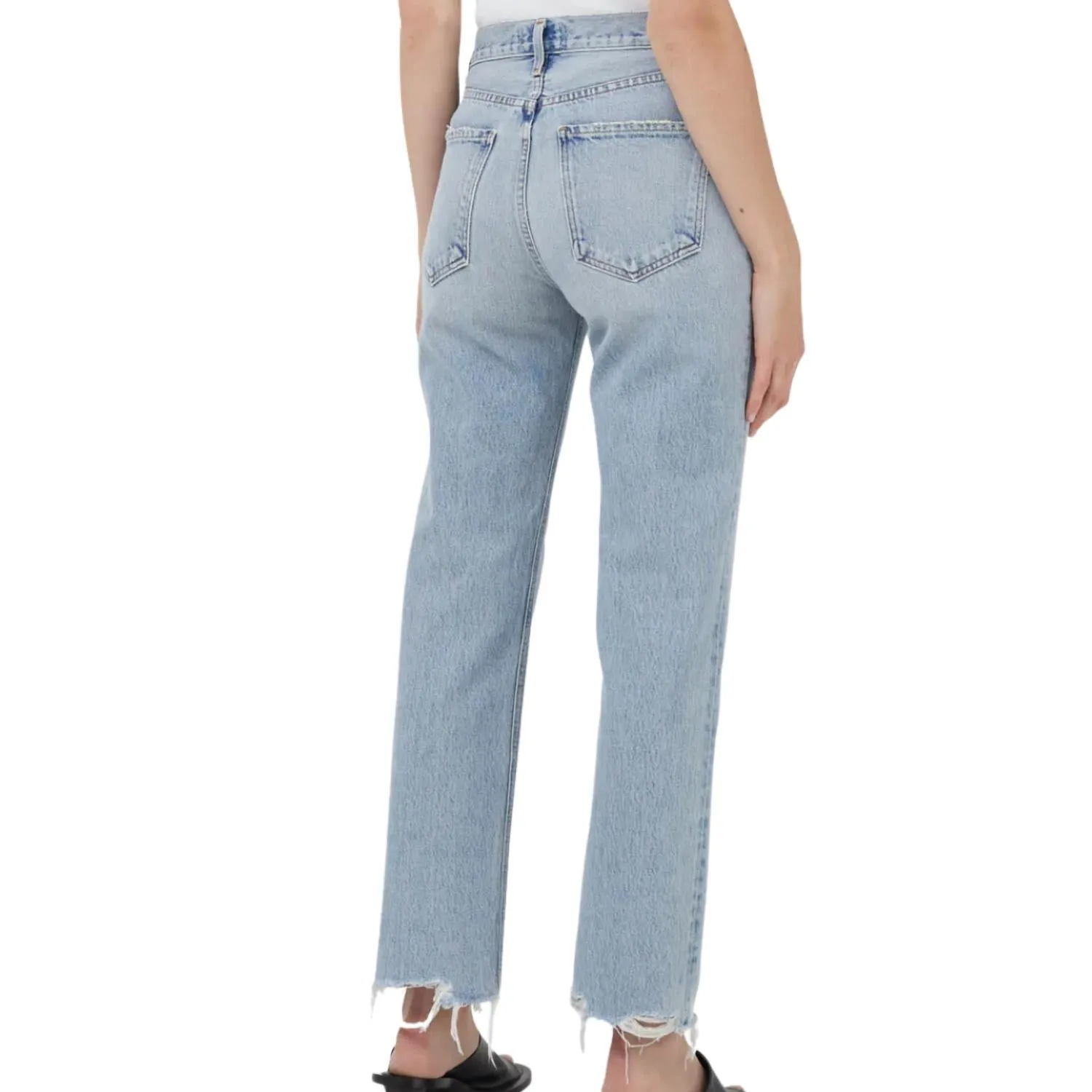 Ag Jeans - Lana Mid Rise Straight Leg Jeans