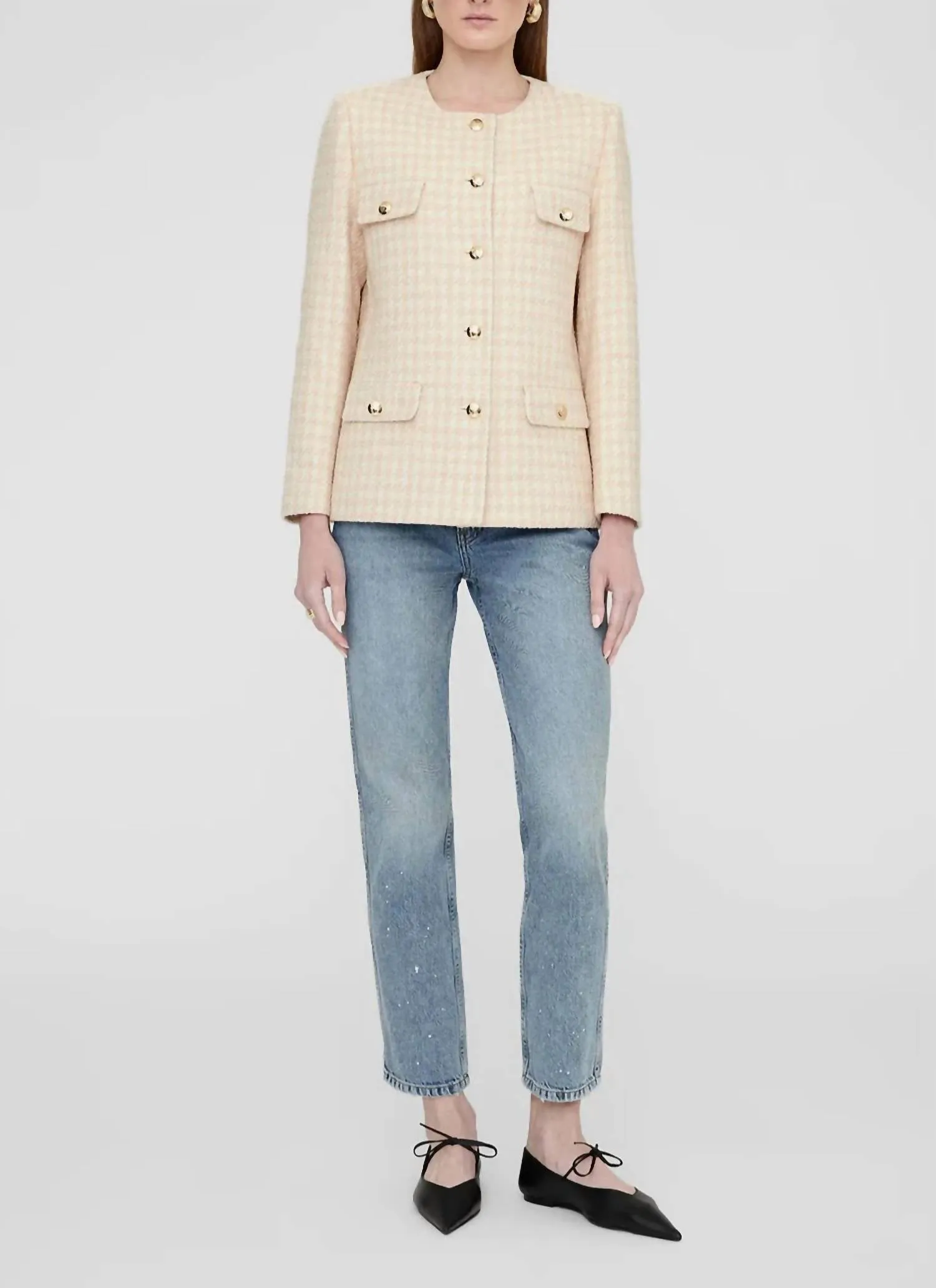 Anine Bing - Houndstooth Janet Jacket