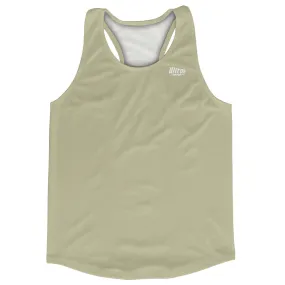 Blank Brown Light Running Racerback Singlet Track Tops Made In USA