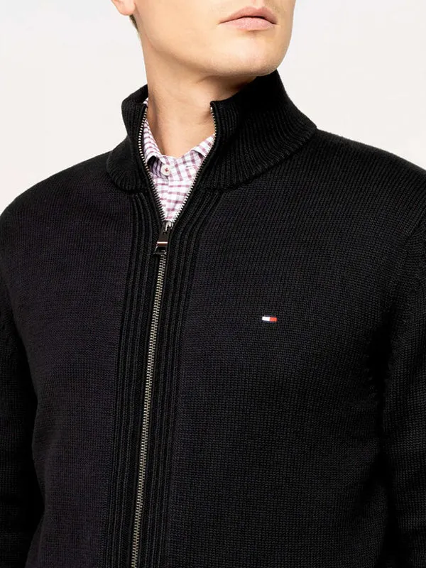 Chunky Cotton Zip Through