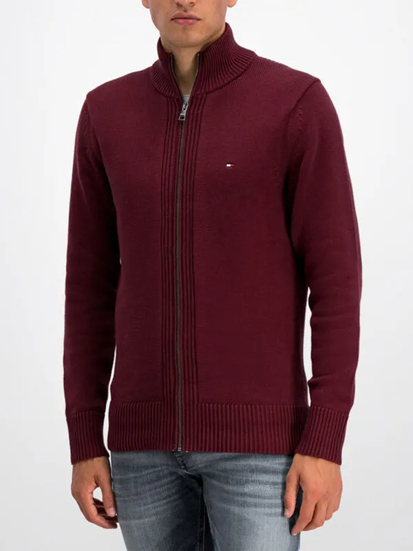 Chunky Cotton Zip Through