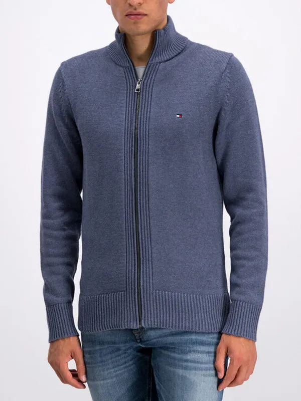 Chunky Cotton Zip Through