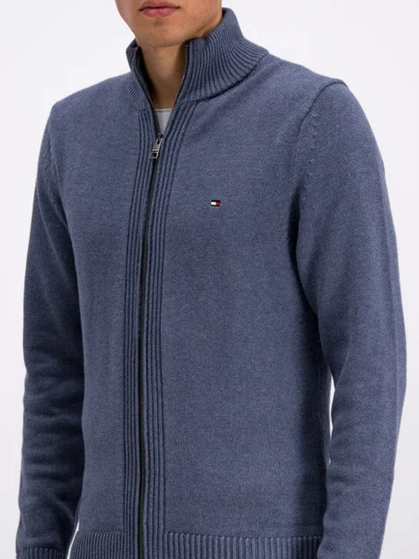 Chunky Cotton Zip Through