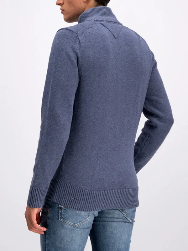 Chunky Cotton Zip Through