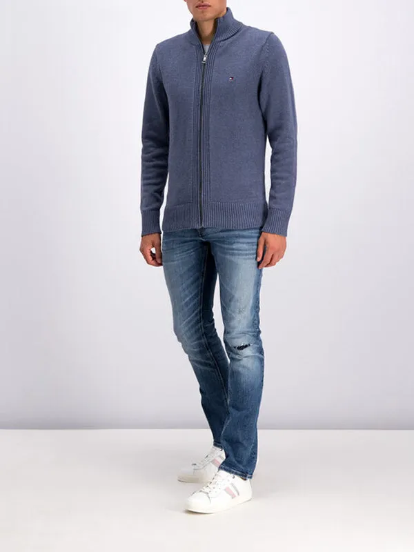 Chunky Cotton Zip Through