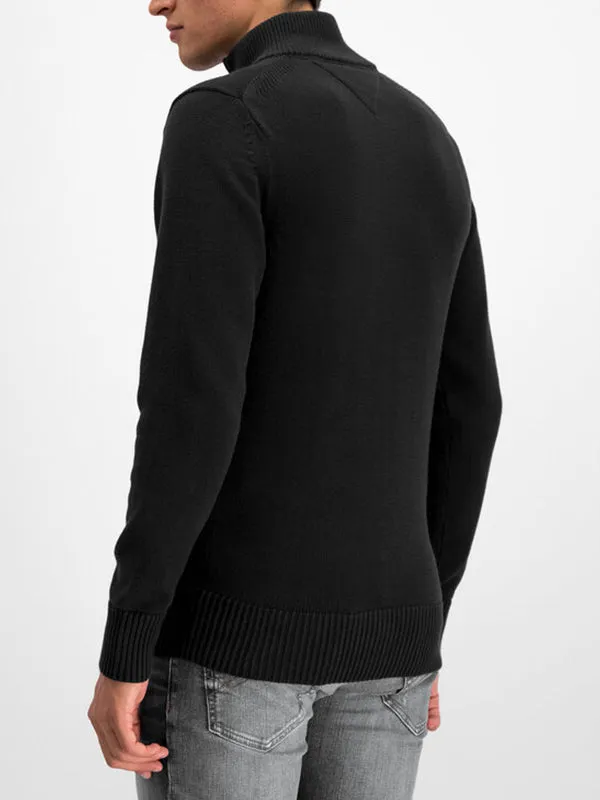Chunky Cotton Zip Through