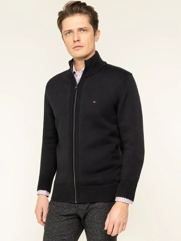 Chunky Cotton Zip Through