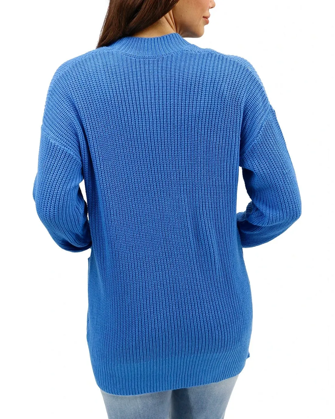 Comfy Knit Cardigan - Blue