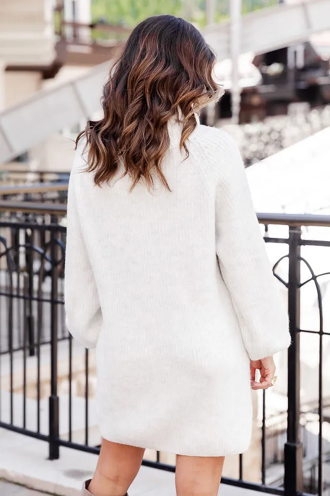Cozy in Colorado Turtleneck Sweater Dress