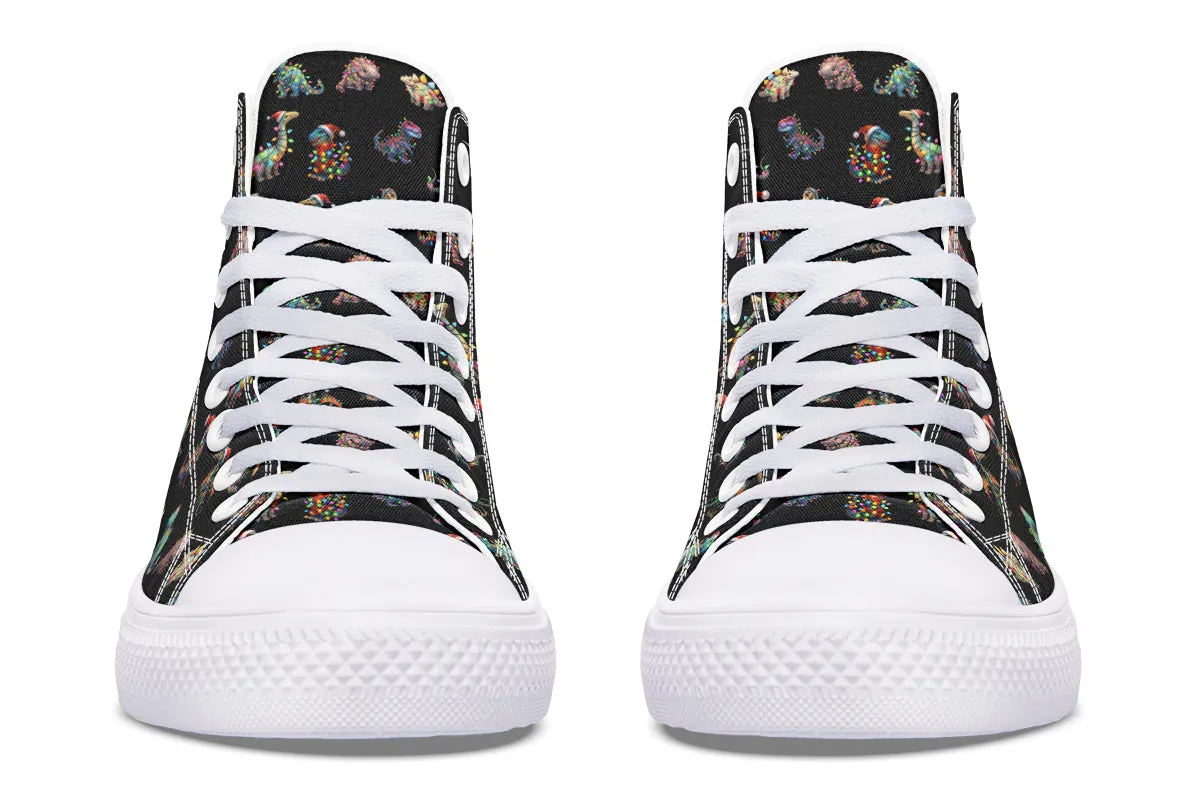 Dinos In Lights High Tops