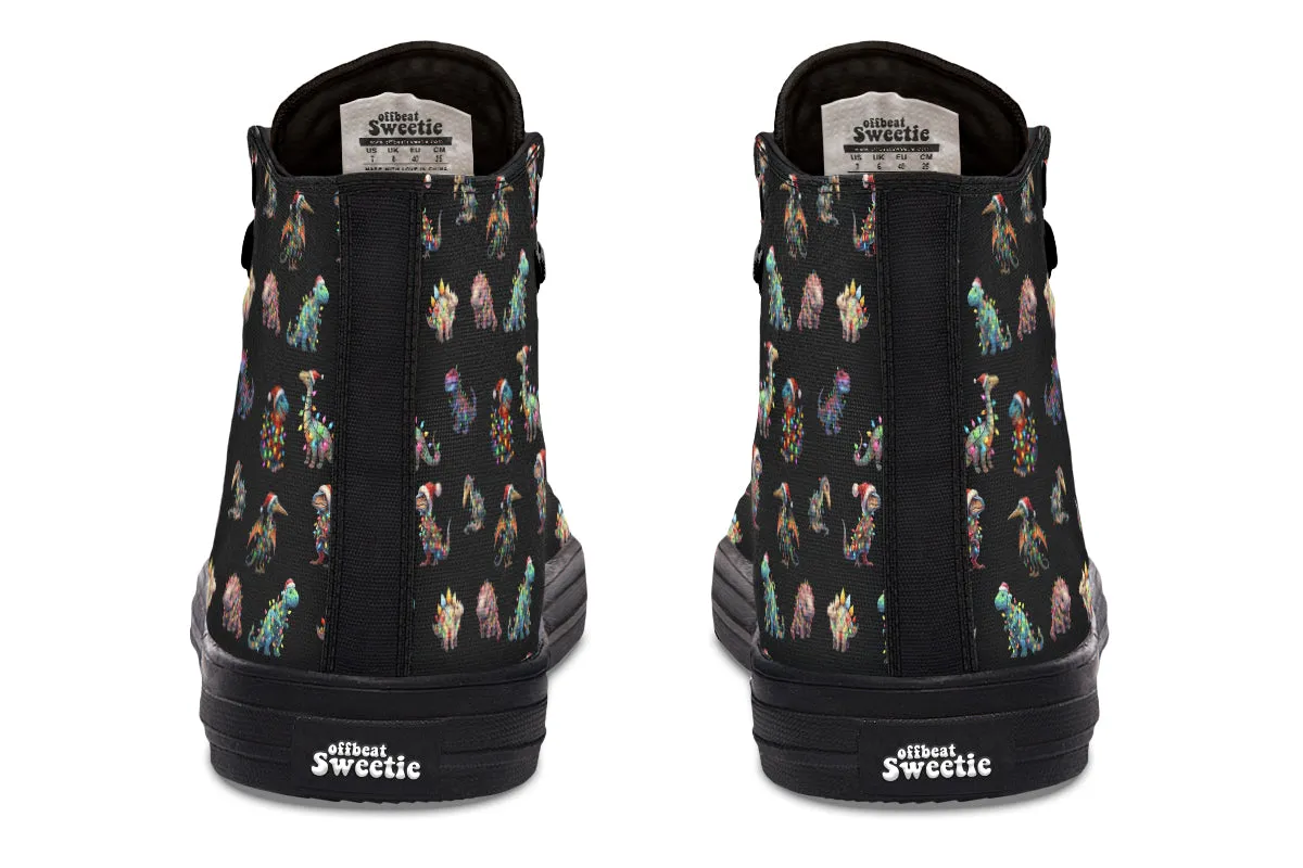 Dinos In Lights High Tops