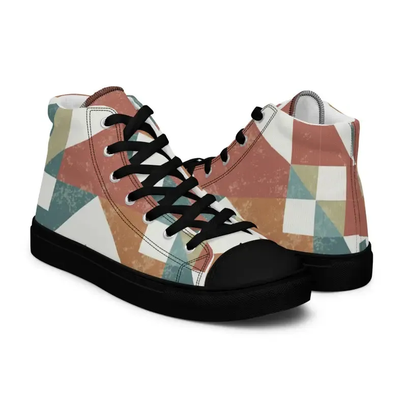 Dipaliz Geometrical Canvas High Tops