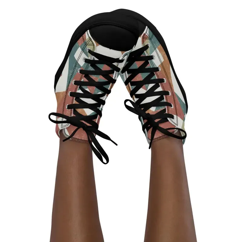 Dipaliz Geometrical Canvas High Tops