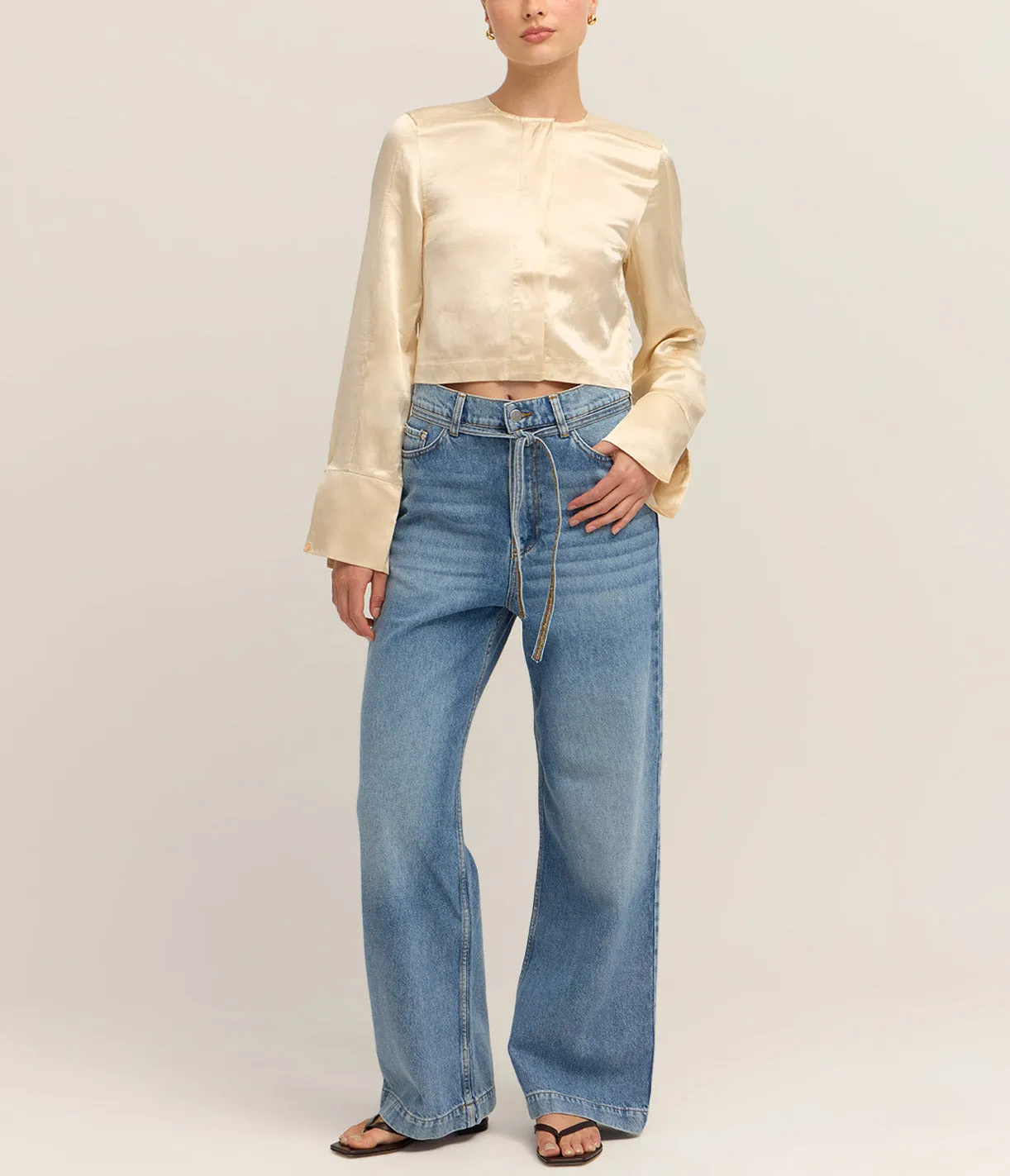 Elijah Denim Jeans in Soft Blue