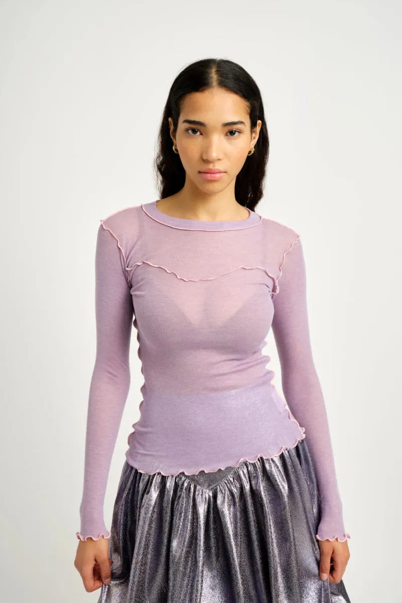 Eliza Faulkner Delia Top (Lilac)