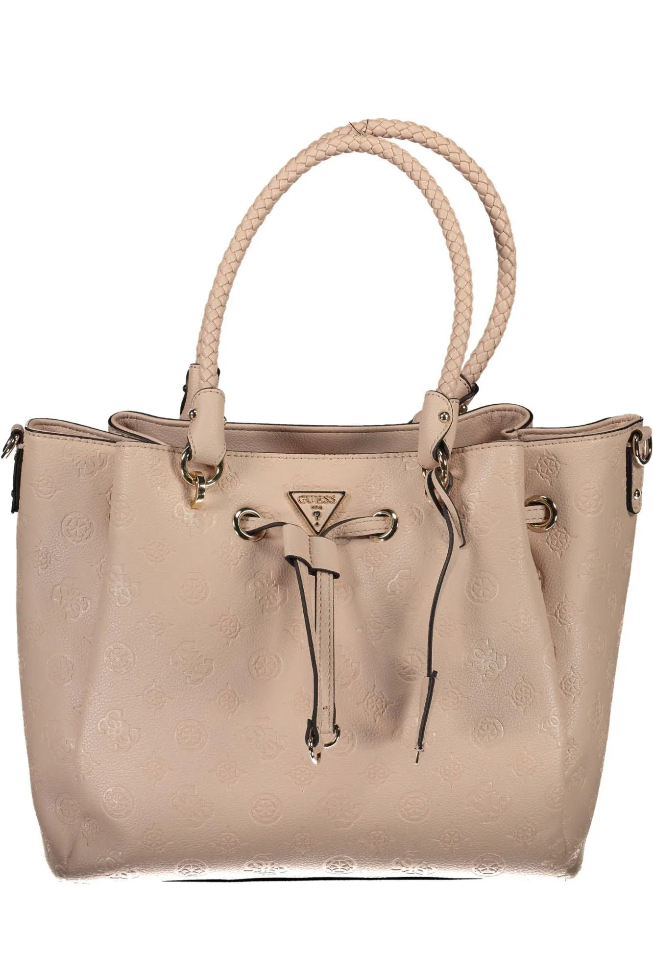 Guess Jeans Chic Pink Drawstring Håndtaske – Timeless Elegance