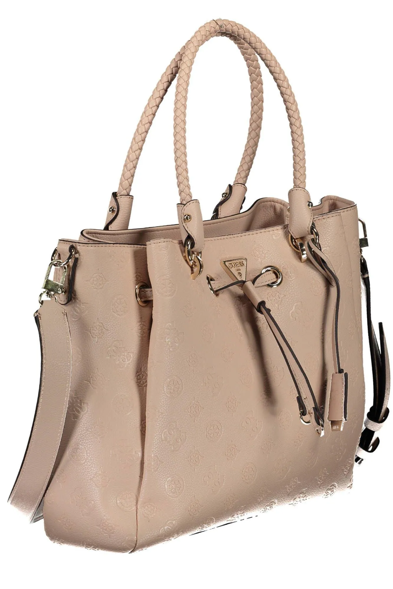 Guess Jeans Chic Pink Drawstring Håndtaske – Timeless Elegance