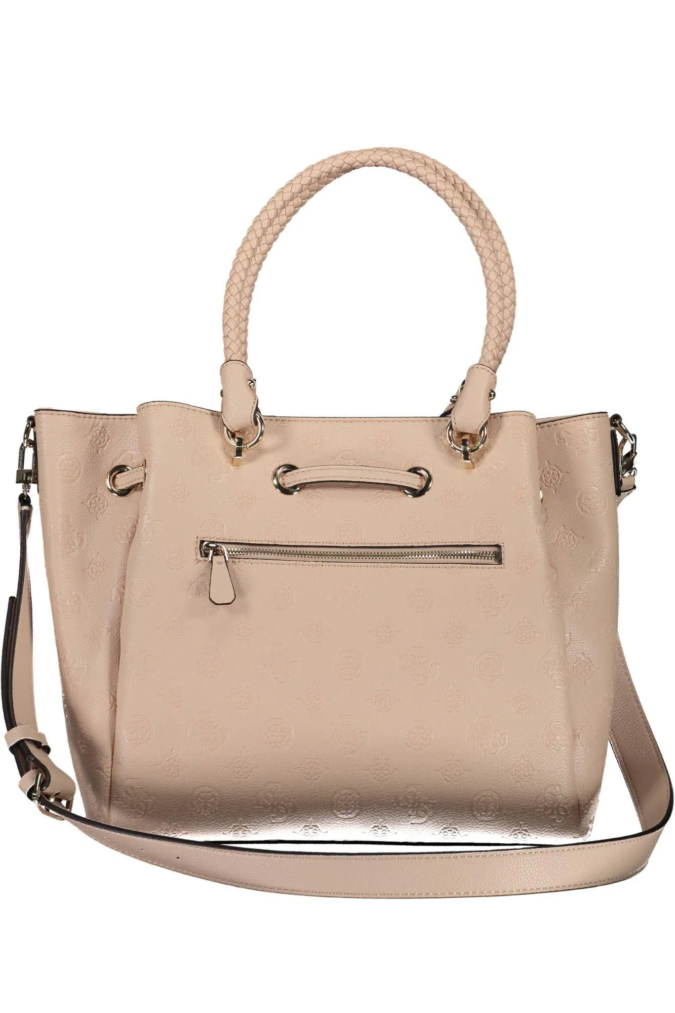 Guess Jeans Chic Pink Drawstring Håndtaske – Timeless Elegance