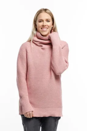 Home Lee Chunky Sweater - Rose