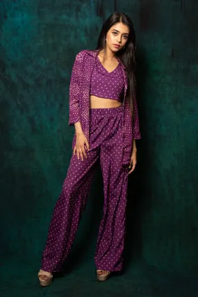 Indie- 3 piece set cami shirt and pants