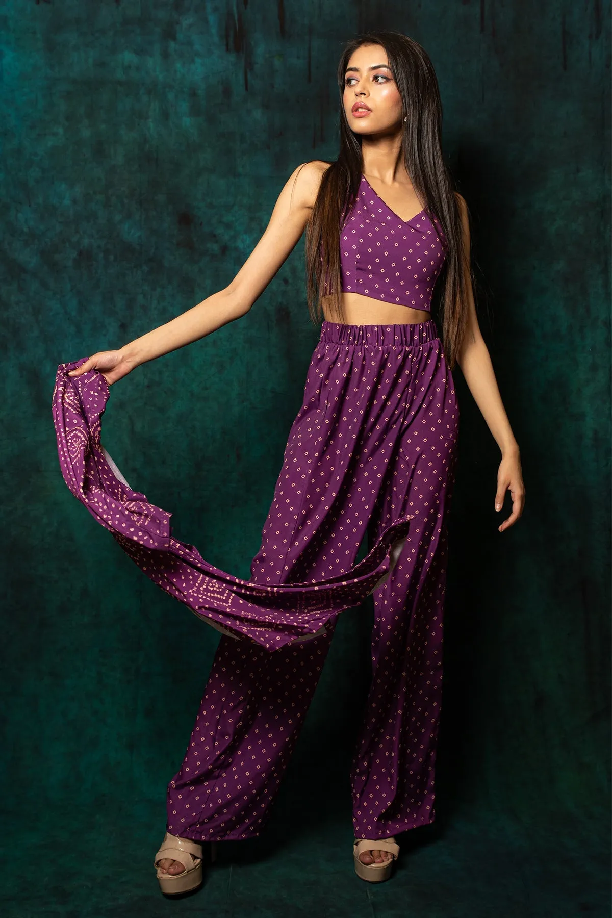 Indie- 3 piece set cami shirt and pants