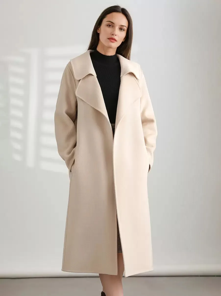 Ivyshape | Belted Cozy Coat