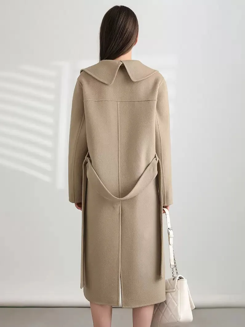 Ivyshape | Belted Cozy Coat