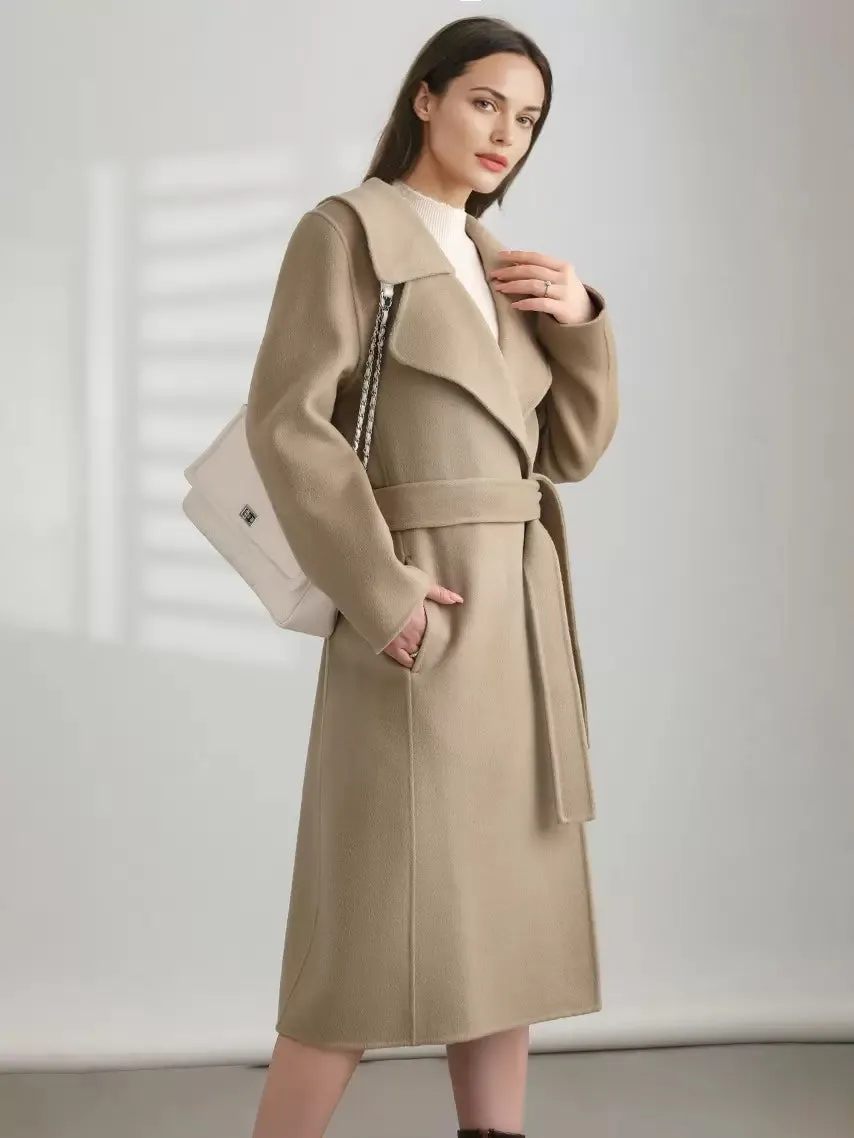 Ivyshape | Belted Cozy Coat