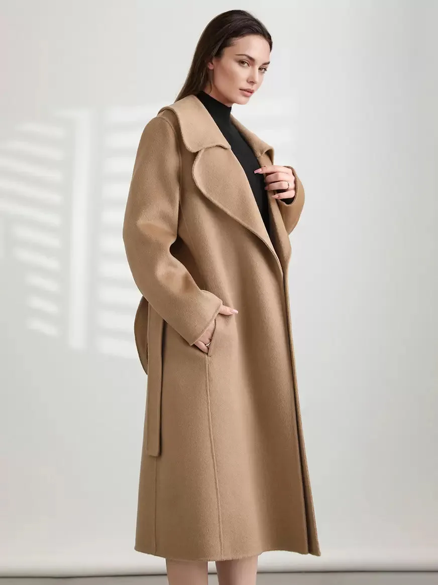 Ivyshape | Belted Cozy Coat