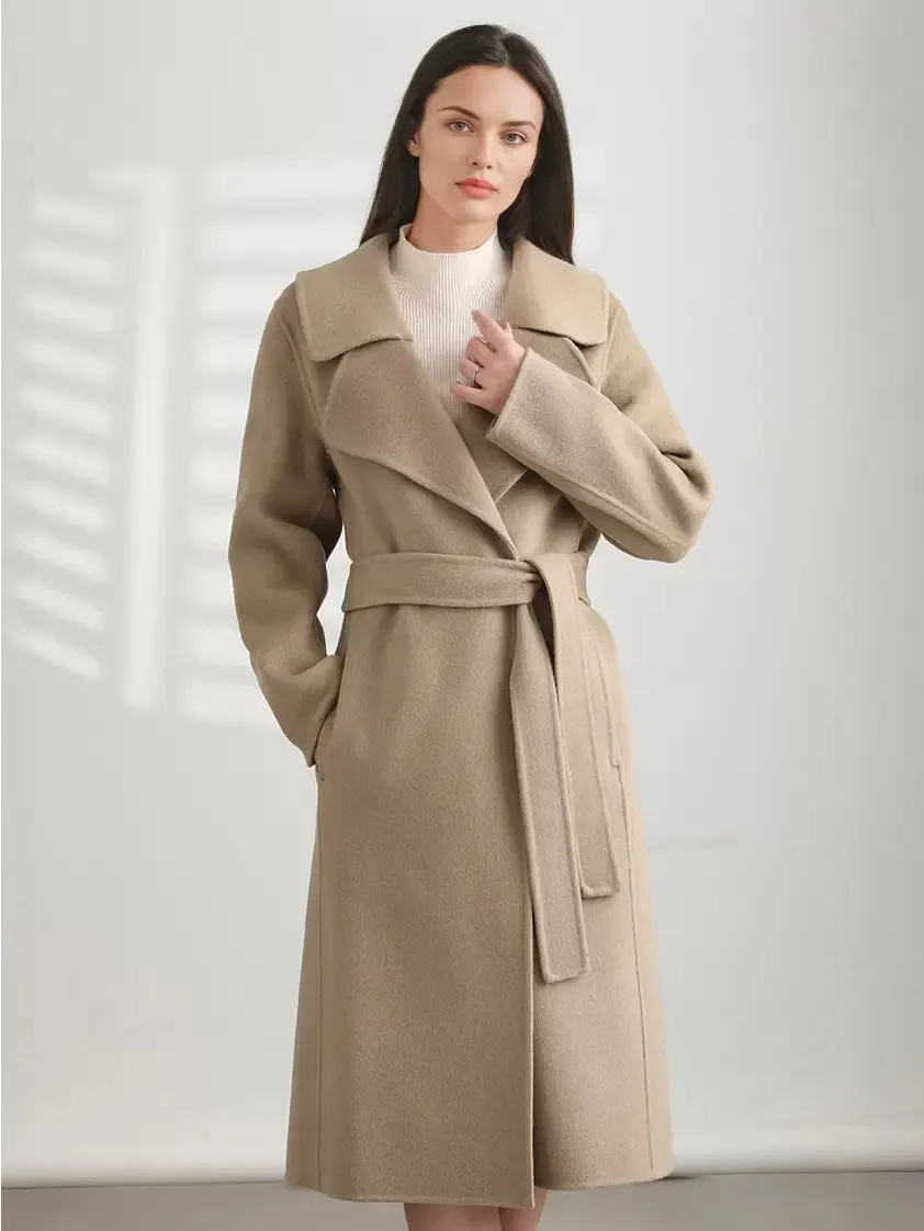 Ivyshape | Belted Cozy Coat