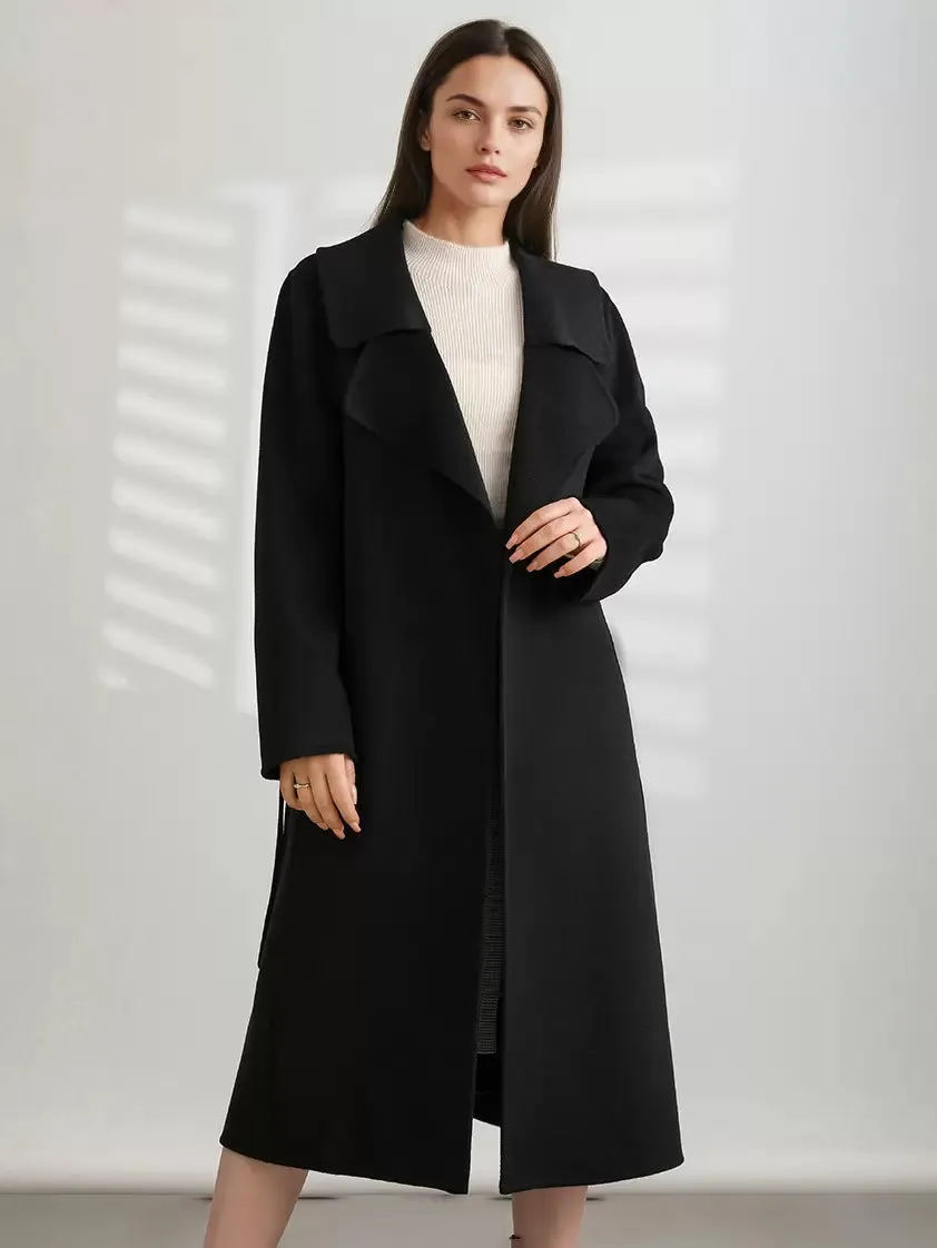 Ivyshape | Belted Cozy Coat