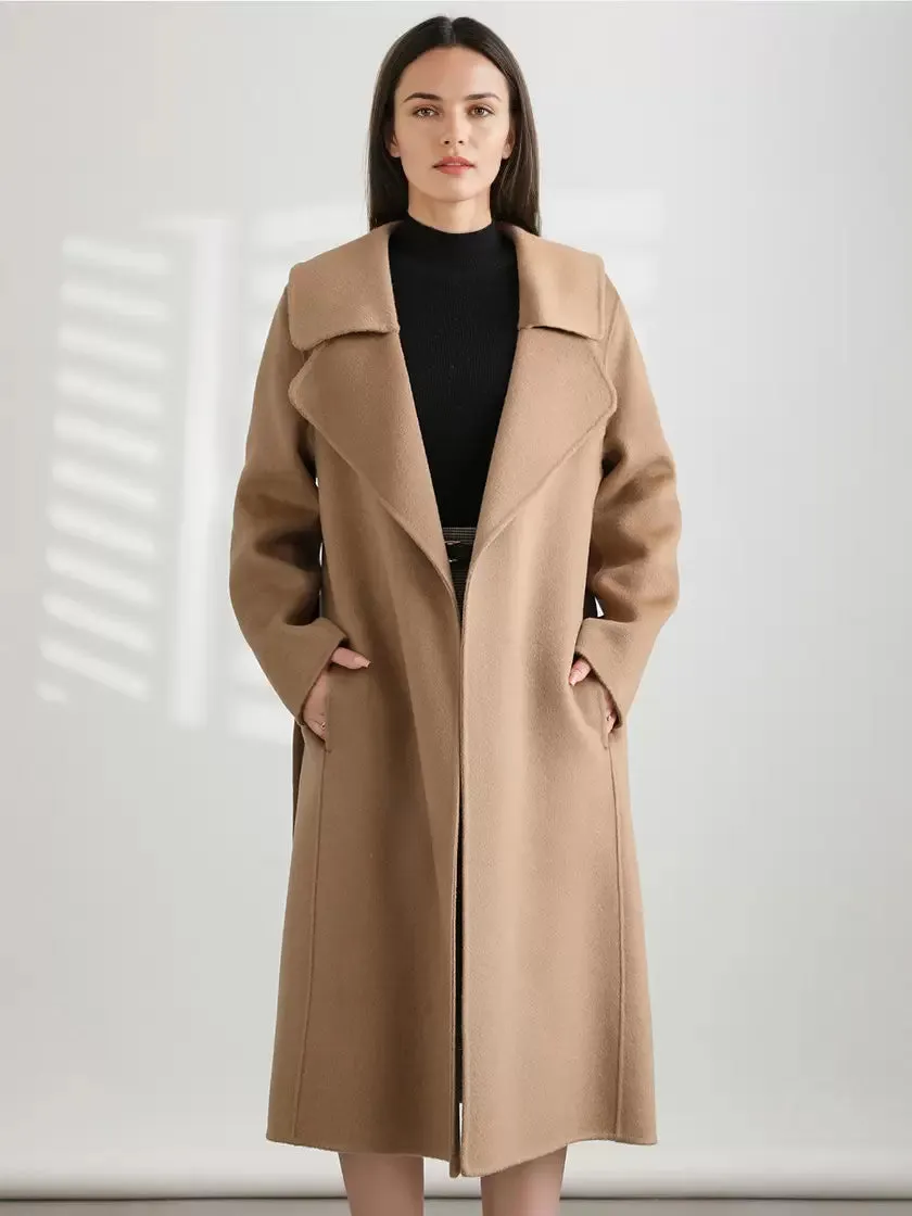Ivyshape | Belted Cozy Coat