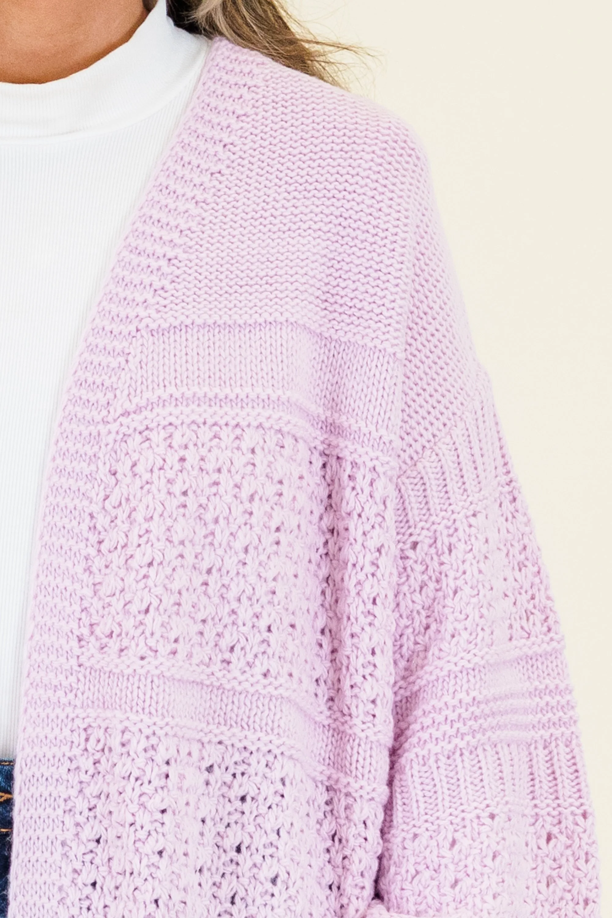 Keepin' Cozy Cardigan, Lavender