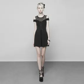 Knitted Mesh Strapless Dress OPQ-367LQF