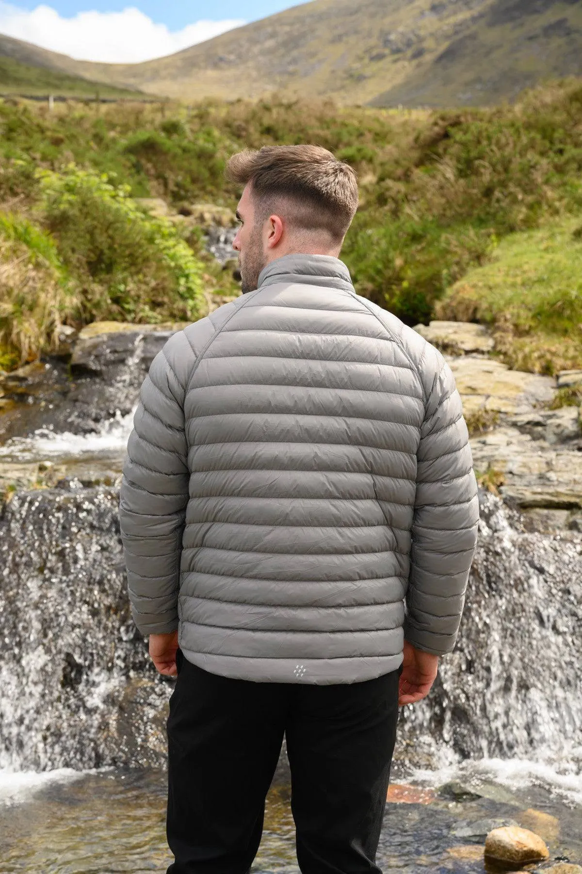 Mac in a Sac Mens Polar Reversible Jacket -ORANGE/GREY