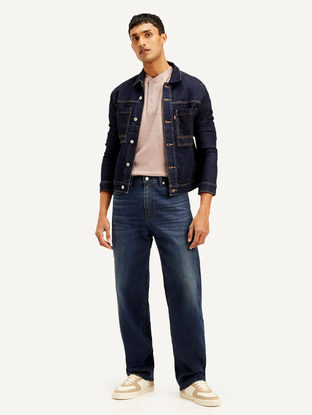 Men's 568 Loose Fit Navy Jeans