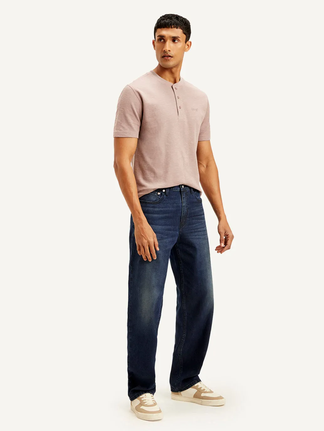 Men's 568 Loose Fit Navy Jeans