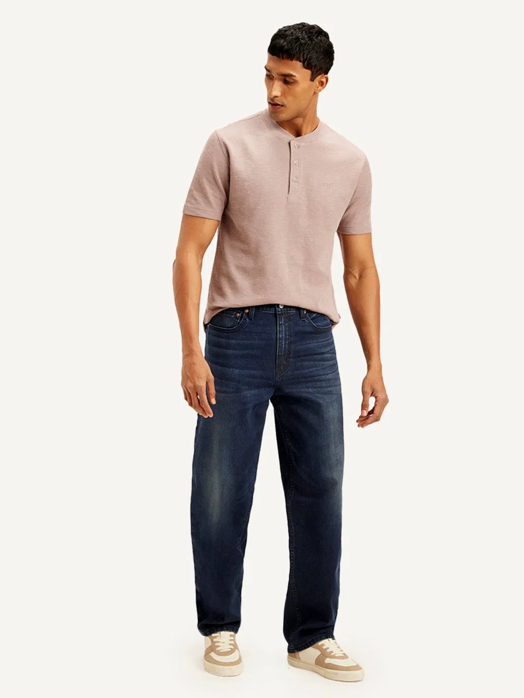 Men's 568 Loose Fit Navy Jeans
