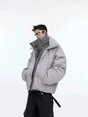 Metal Buttons Double-Layer Jacket