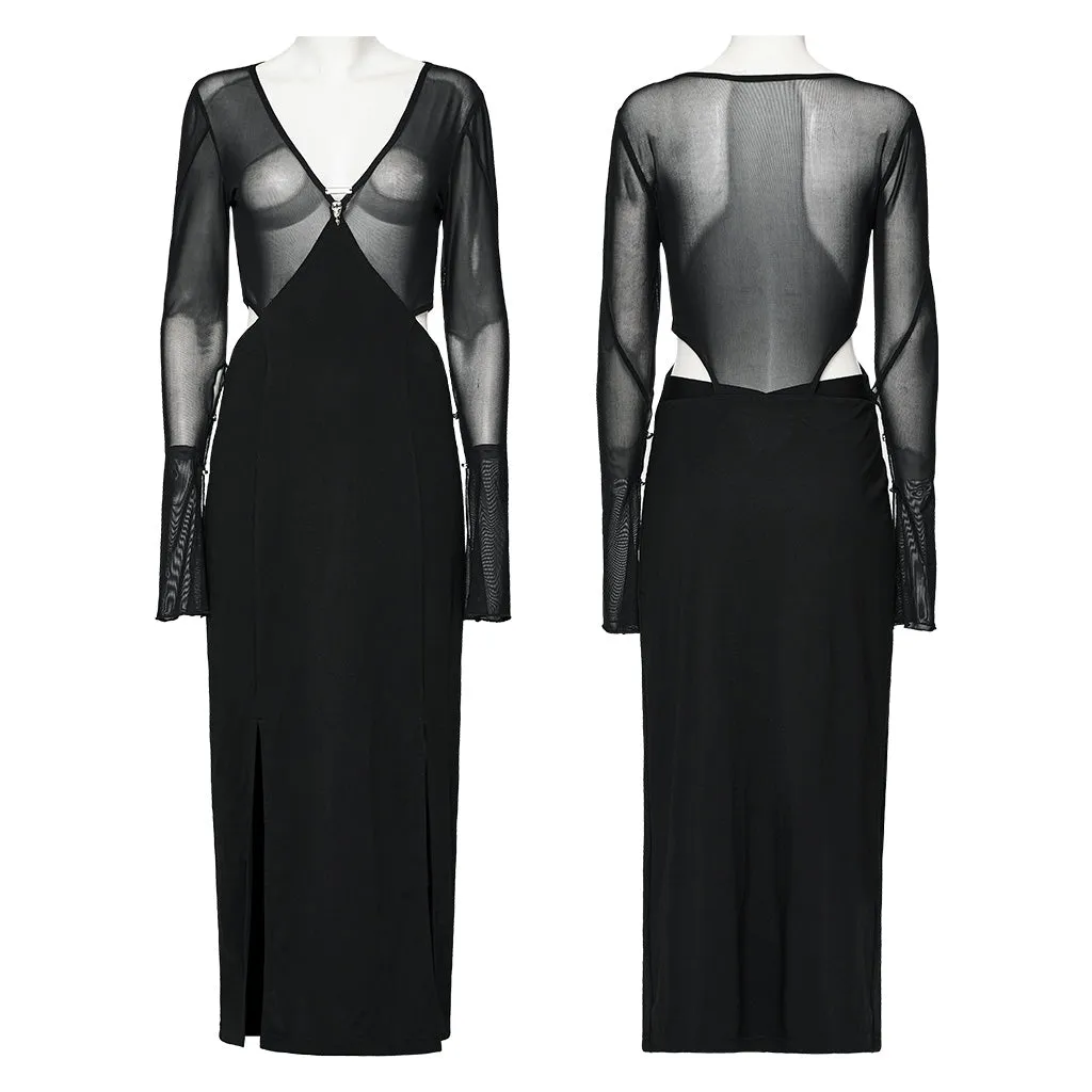 Minimalist color contrast dress OPQ-1445LQF