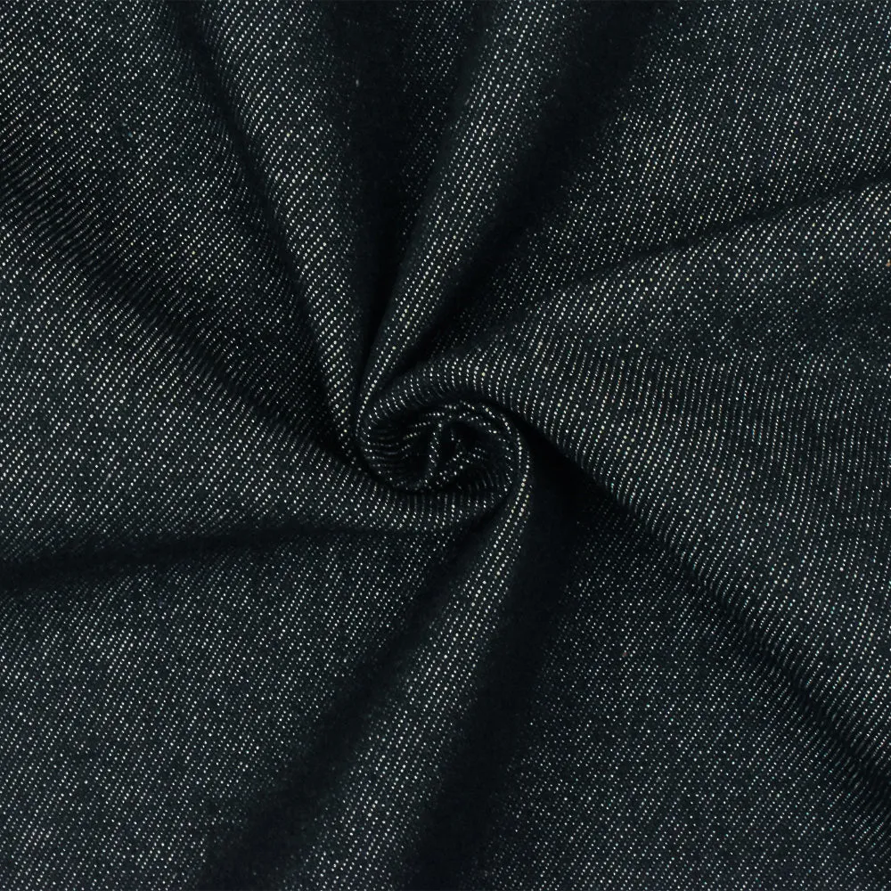 Navy Blue 11 oz. Stretch Spandex Cotton Blend Denim Fabric