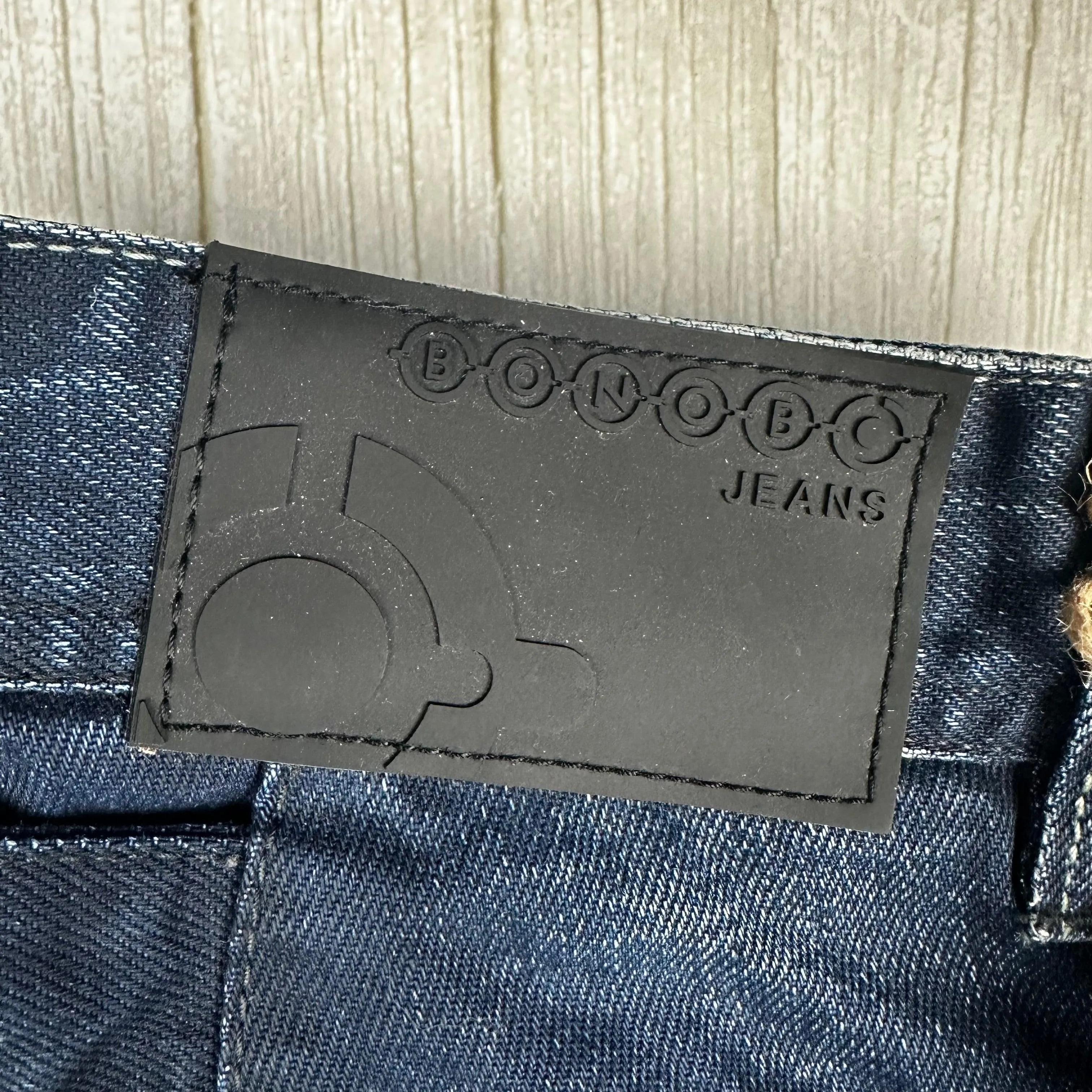 NWT - Bonobo Jeans Mens Straight 'Tech Life'  Denim Jeans - Size 30