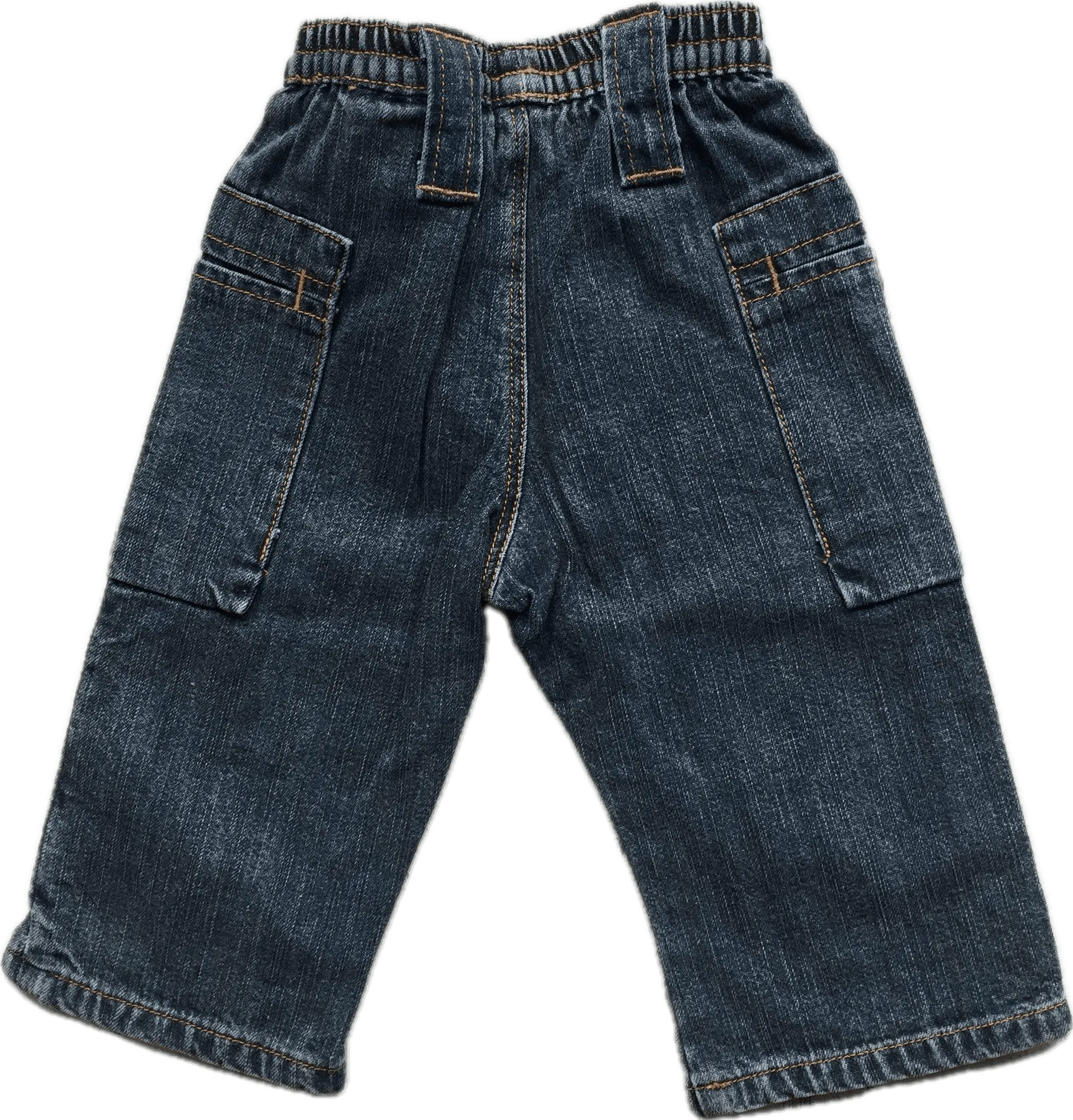 NWT - IKKS Hip pocket Pull on Boys Jeans - Size 3M