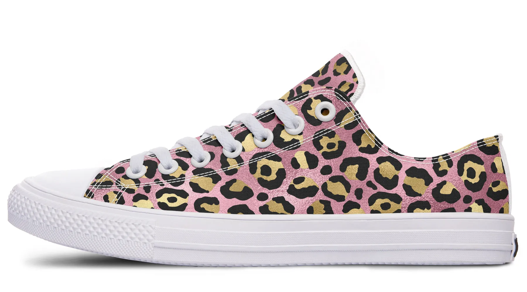 Pink Leopard Low Tops