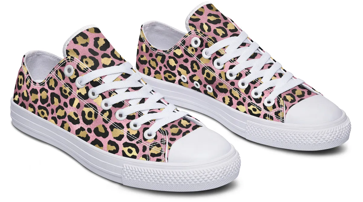 Pink Leopard Low Tops