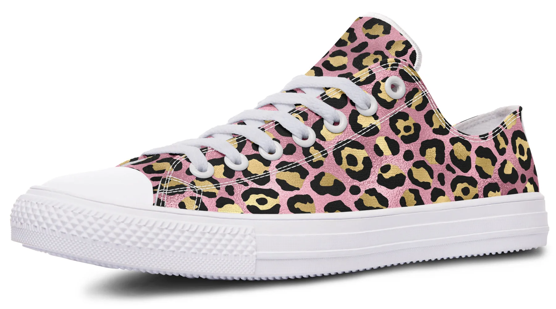 Pink Leopard Low Tops